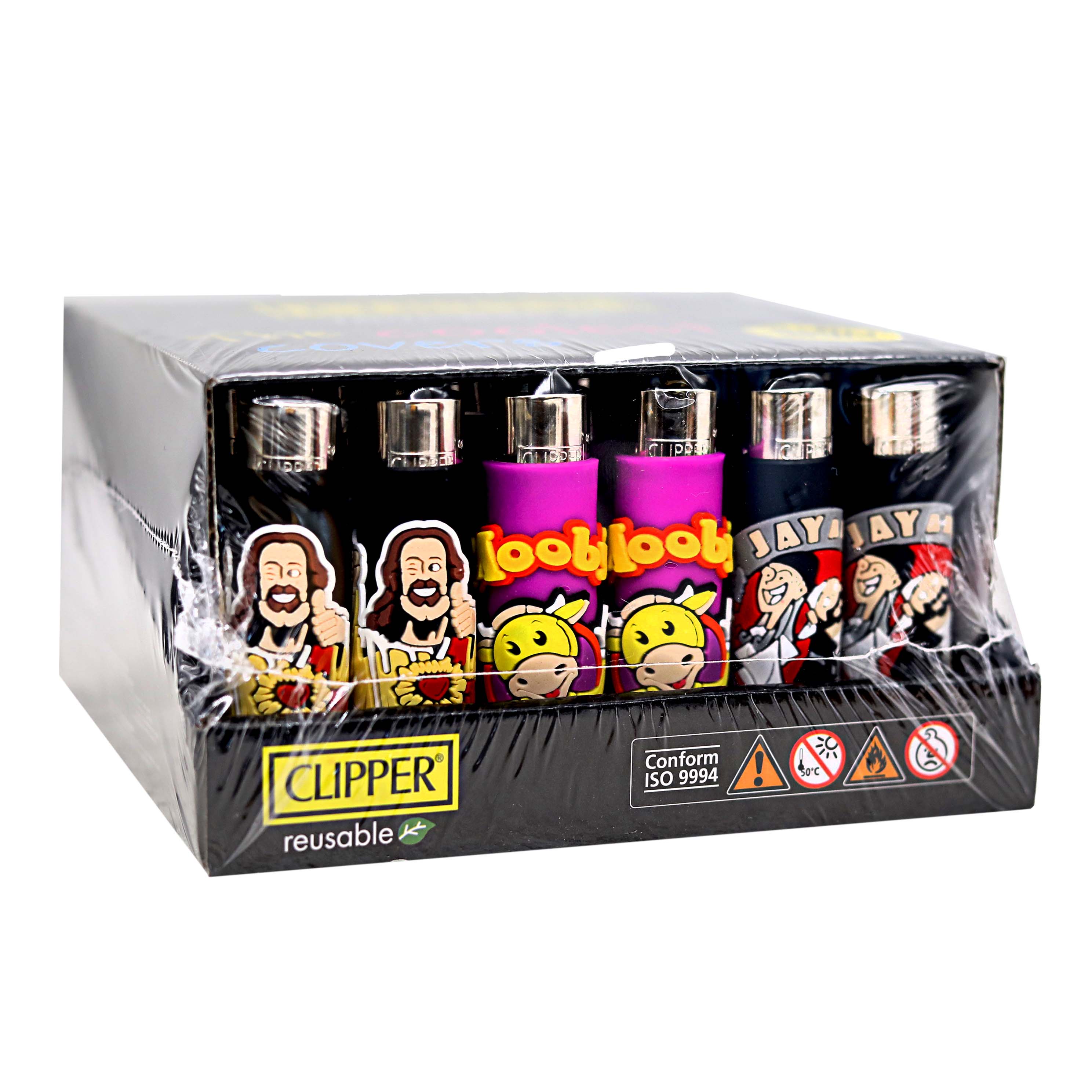 Clipper Natural Jay Lighter | 30 Count Display product image